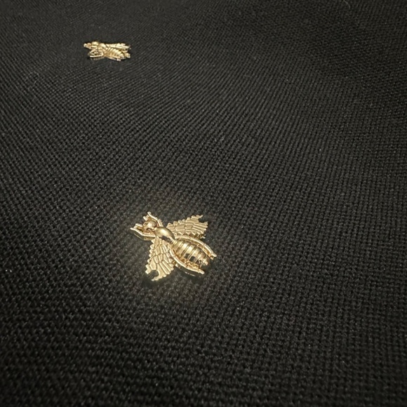 Black Pencil Skirt with Bee Embellishments - Picture 4 of 4